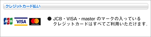 クレジットカード決済可能会社一覧